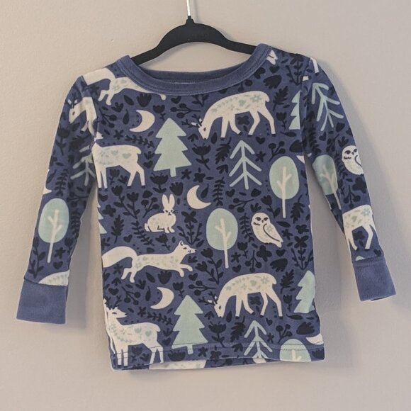 2/$20 💚 Cat & Jack Woodland Fleece Pajama Set | 12M - Picture 2 of 10